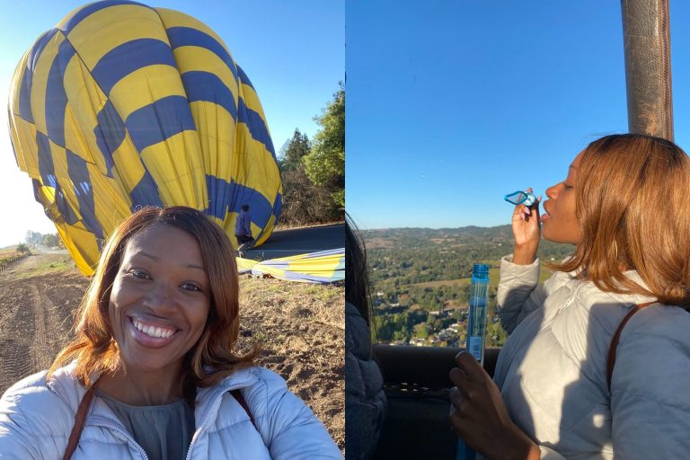 Shayla Smith Hot Air Balloon Ride